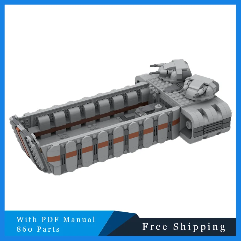 

Star Battle Series MOC 860 PCS Building Block Carrier Transport Vehicle Model Technology DIY Assembly Set Children Birthday Gift