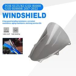 For Suzuki GSXR1000 GSX-R GSXR 1000 K17 2017-2022 Motorcycle Accessories Front Windshield Fairing Windscreen Windproof