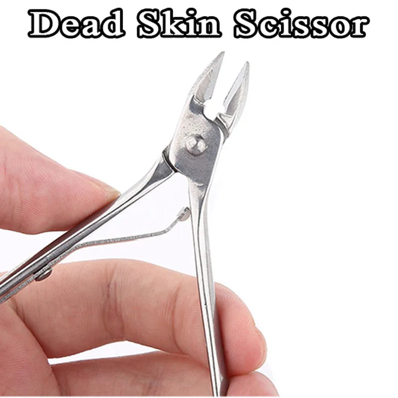 Nail Scissors Cuticle Dead Skin Remover Toenails Nippers Cuticle Nippers Profesional Nail Clipper Foot Care Manicure Tool