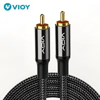 Subwoofer Cables VIOY Digital Coaxial Audio Cable HiFi 5.1 SPDIF RCA Male To Male Stereo Audio Cord for Home Theater HD TV Amp