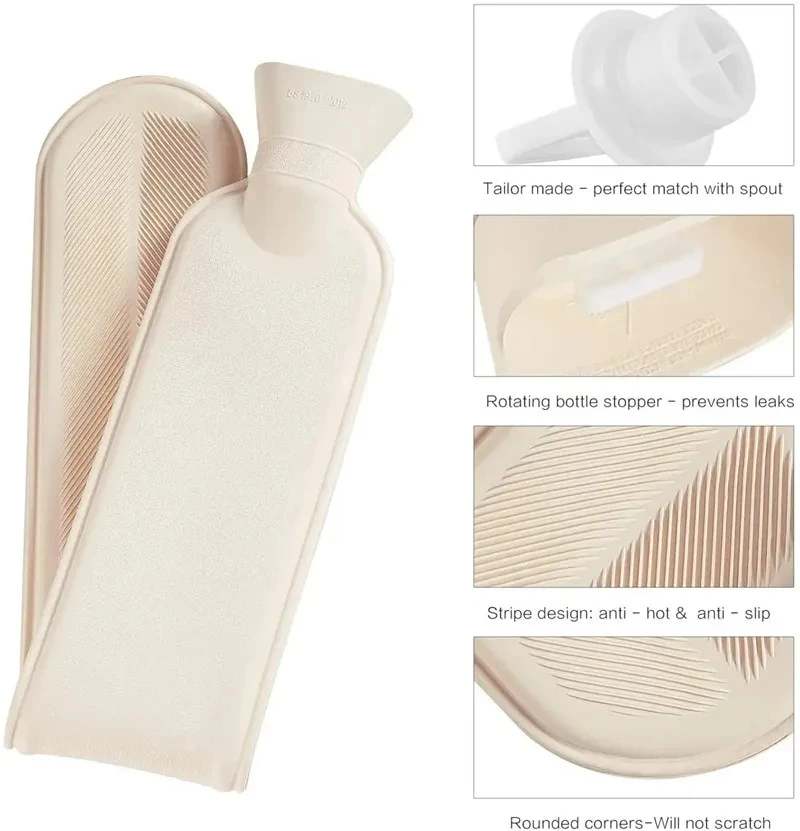 Hot Water Bottles Bags Reused Menstrual Thermal Bag PVC Plush Hand Warmer Bag Irrigation Hand Warmers For Winter