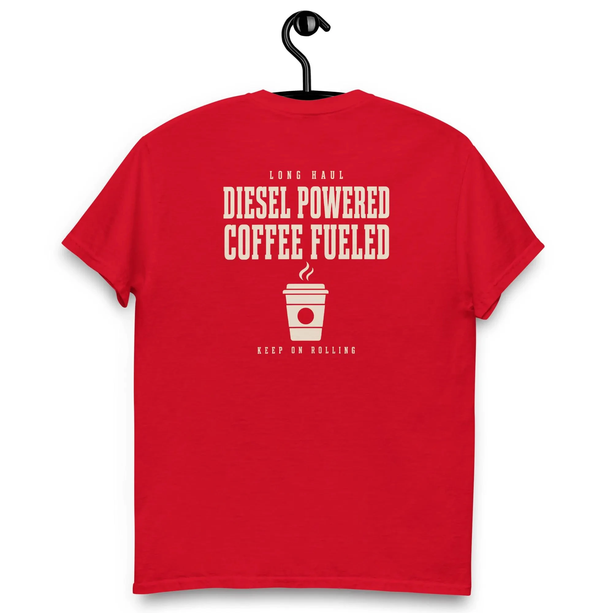 Tr Truck Driver T-shirt | Gift T-shirt for His Friend Who Is A Truck Driver | Diesel Coffee Transportation Theme Pattern