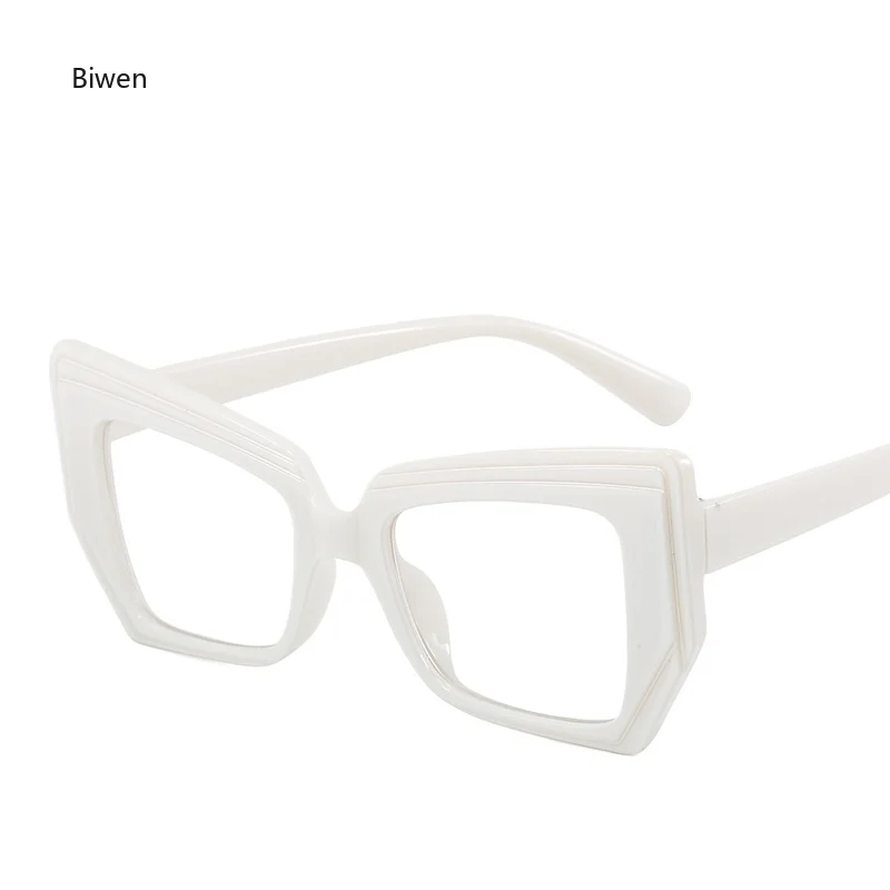 New Clear Thick Frame Eyewear Anti Blue Light Blocking Glasses Square Optical Eyeglasses For Women eye glasses for men