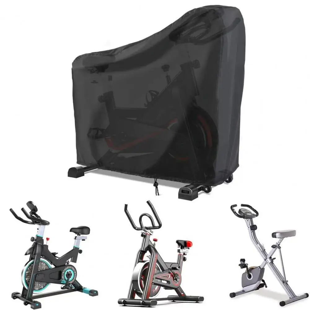 

Gym Equipment Dust Cover Waterproof Exercise Bike Cover for Indoor Cycling Universal Fit Protective Bicycle Dustproof Cover Easy