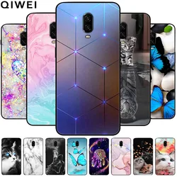 Voor Oneplus 6T Case Siliconen Mooie TPU Zachte Telefoon Cover voor Een Plus 6 6T Beschermende Terug Schelpen oneplus6T Leuke Katten Funda Capa