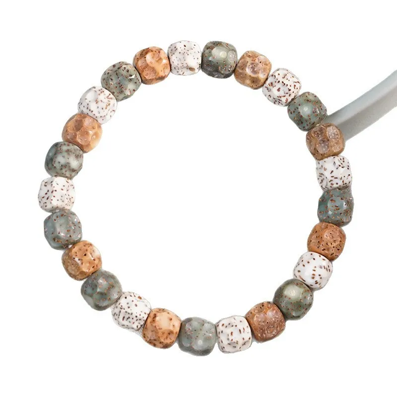 هاينان شينغيو الكنوز الملونة الأصلية البيئية بودي زي سوار ، اللعب الثقافي ، الذكور والإناث بوذا حبة سوار Wo #5