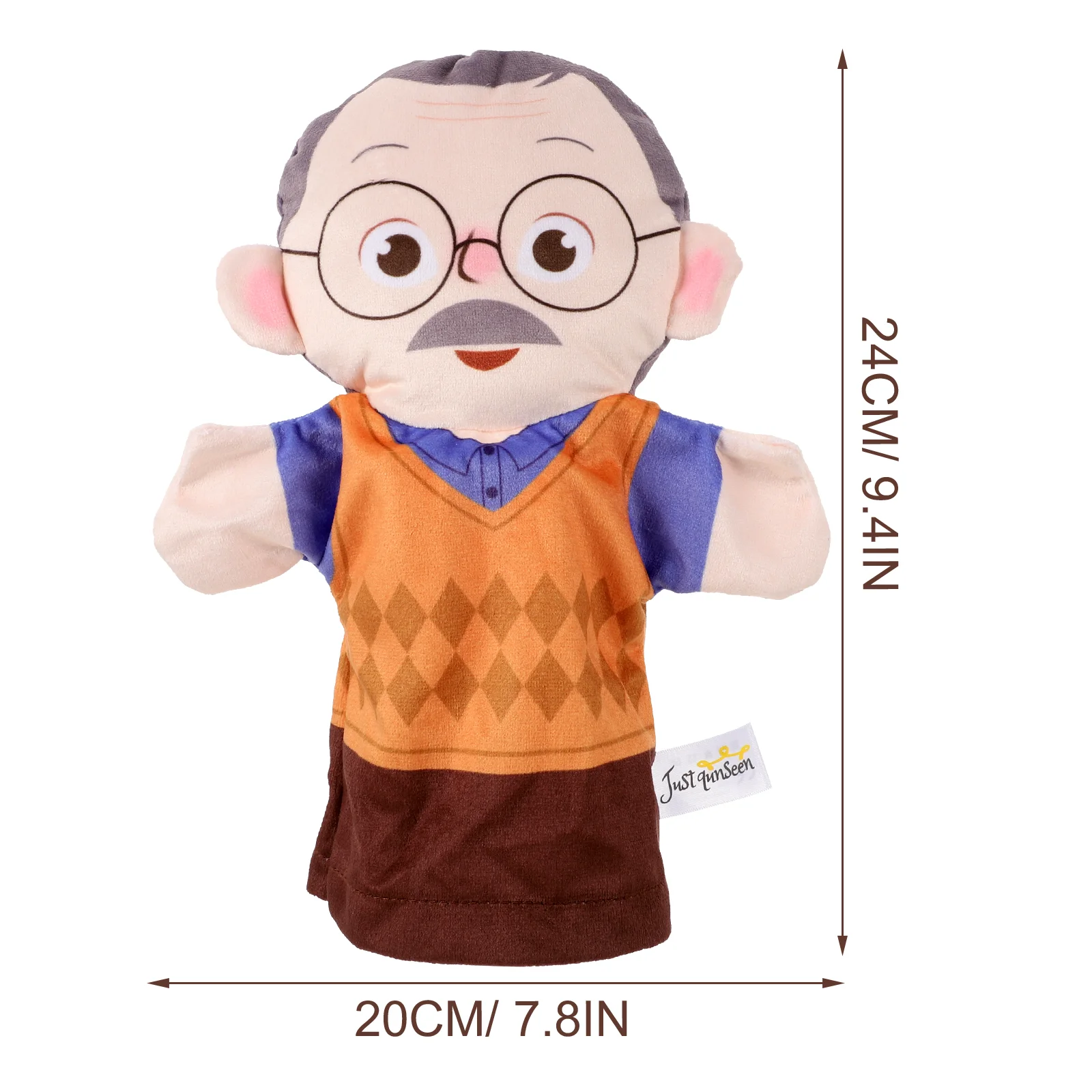 2 Pcs Character Hand Puppet for Story Telling Family Puppets The Marionettes Figure
