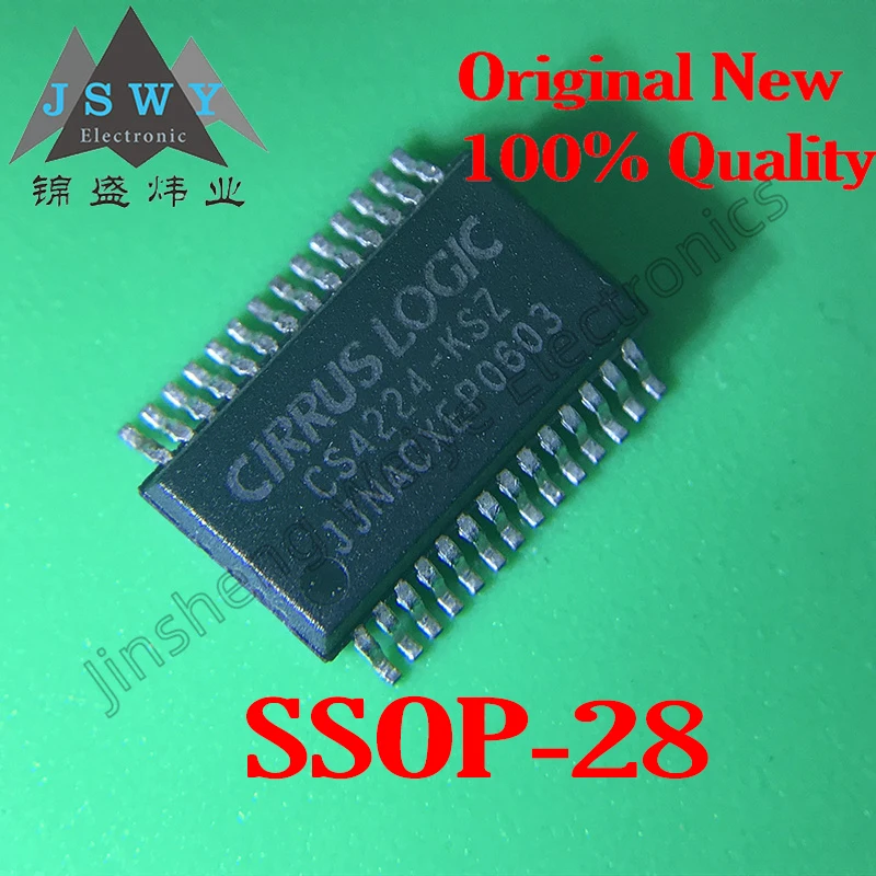 2pcs CS4224-KSZ CS4224-KS CS4224 100% Brand New Original SSOP28 Audio Codec IC Free Shipping Electronics