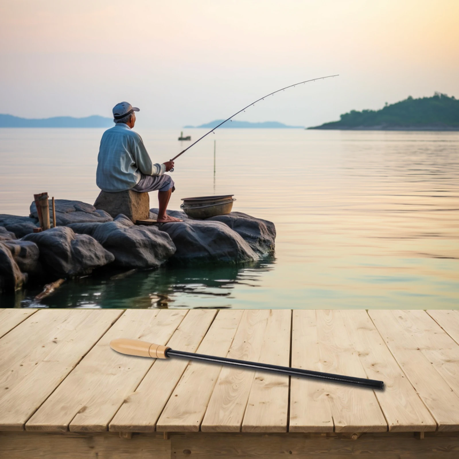 Carbon Fiber For Mini Fishing Rod Designed For Stream Fishing 38cm Collapsible Length Ideal For And Travel Fishing