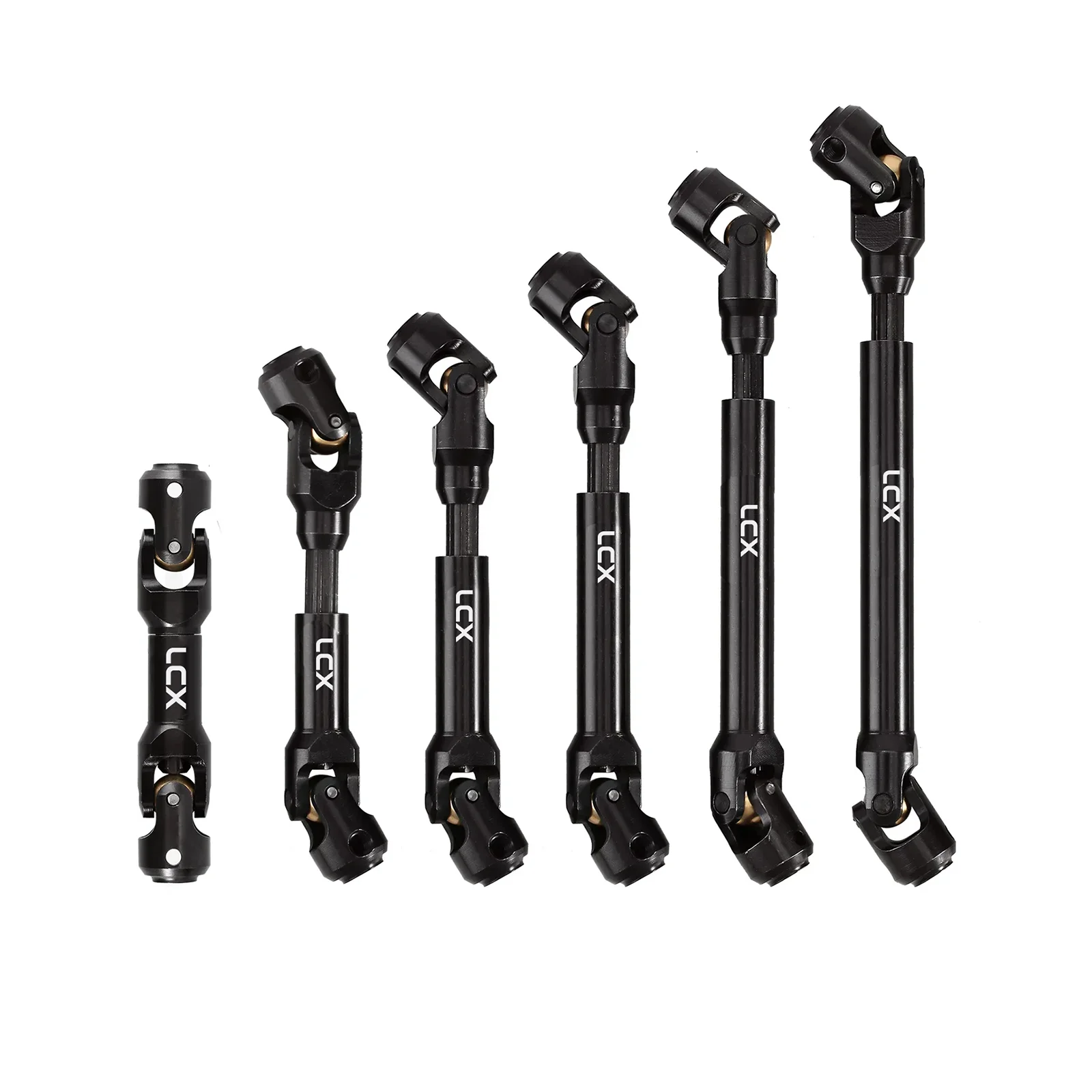 Arbre de transmission robuste en acier LCX Racing pour voiture RC 1/10 Crawler Axial SCX10 II III 90046 Traxxas TRX4 TRX6 Redcat Gen8