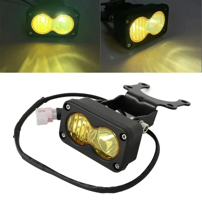 For Headlight Switch Yellow Spot Flood Led Pod Combo Kit Set For Sur Ron Sur-Ron SurRon Segway Talaria Plug N Play Waterproof
