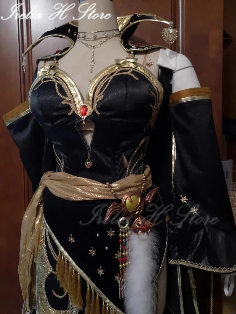 Irelia H Store Custom size made Moonward FF14 Cosplay Final Fantasy XIV Moonward Cosplay Costume dress female