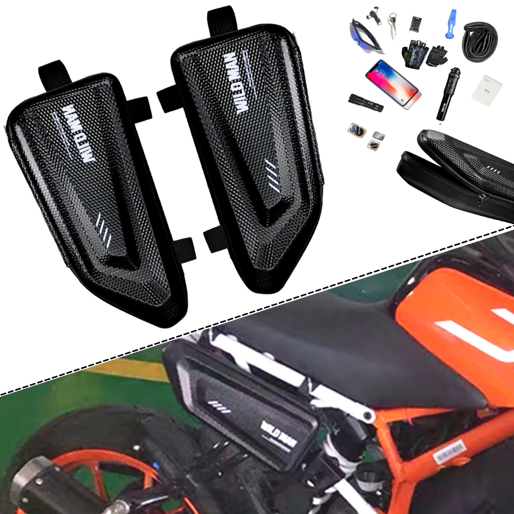 For Triumph Speed Triple / R Scrambler Tiger 800 900 XC 1050 1200 Motorcycle Side Storage Bag Waterproof Bag luggage Travel Bag