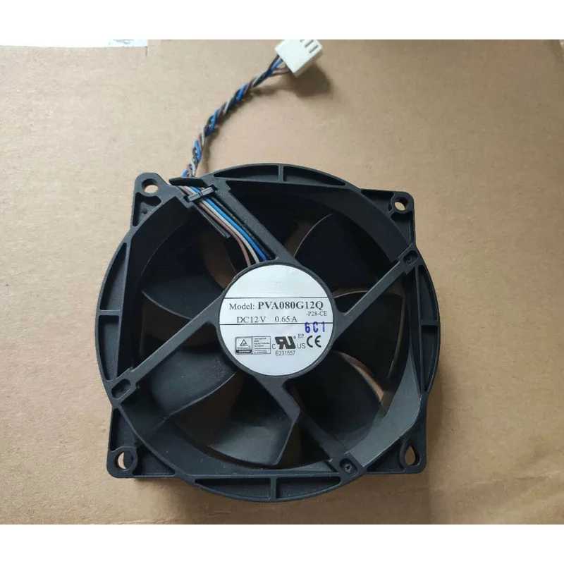 

Y+FOR FOXCONN PVA080G12Q Fan 80*80*25mm 12V 0.65A 4Pin PWM Cooling Fan