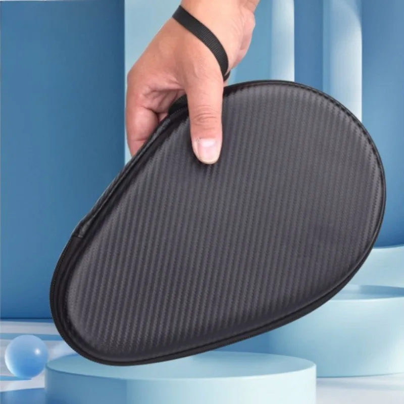 

Table Tennis Racket Bag Portable Storage Large Capacity Hard Shell Anti Pressure Ping Pong Paddle Protective Case