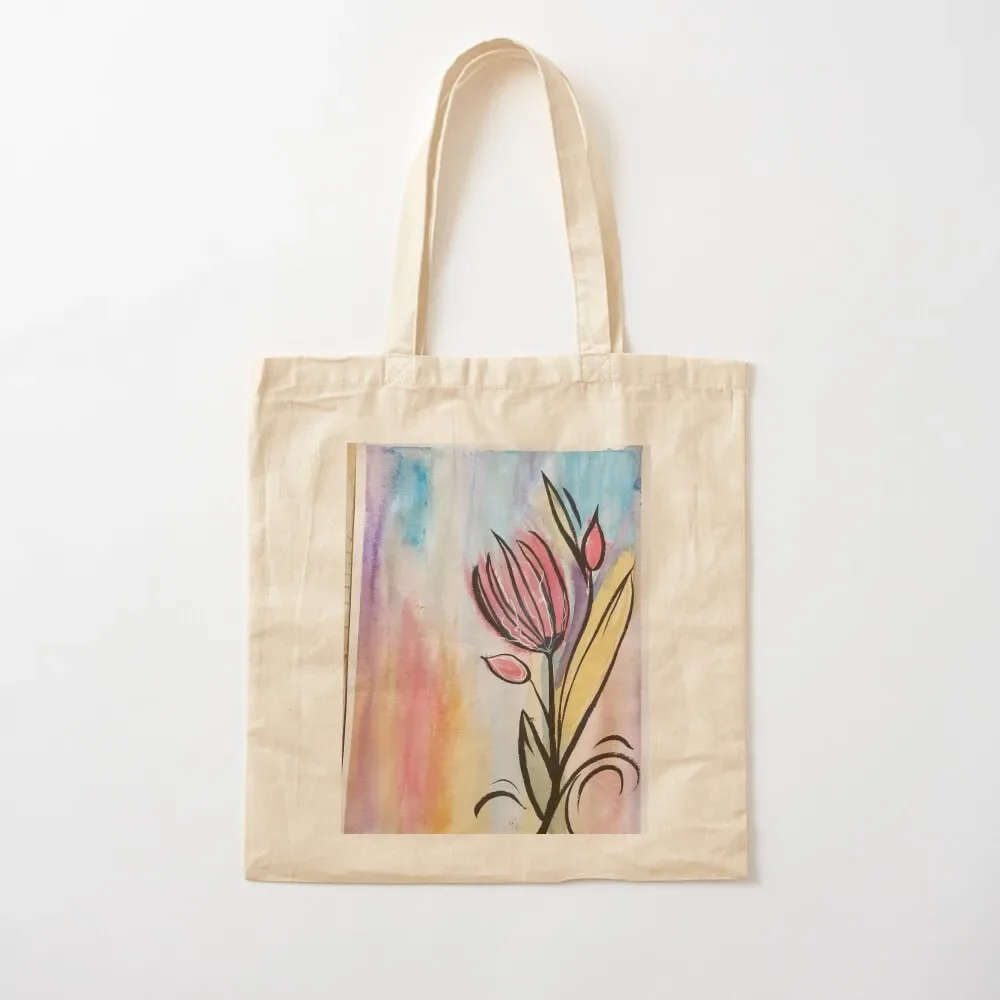 

Abstract Tulip Tote Bag shopper bag women Shopper bag Eco Portable shopping