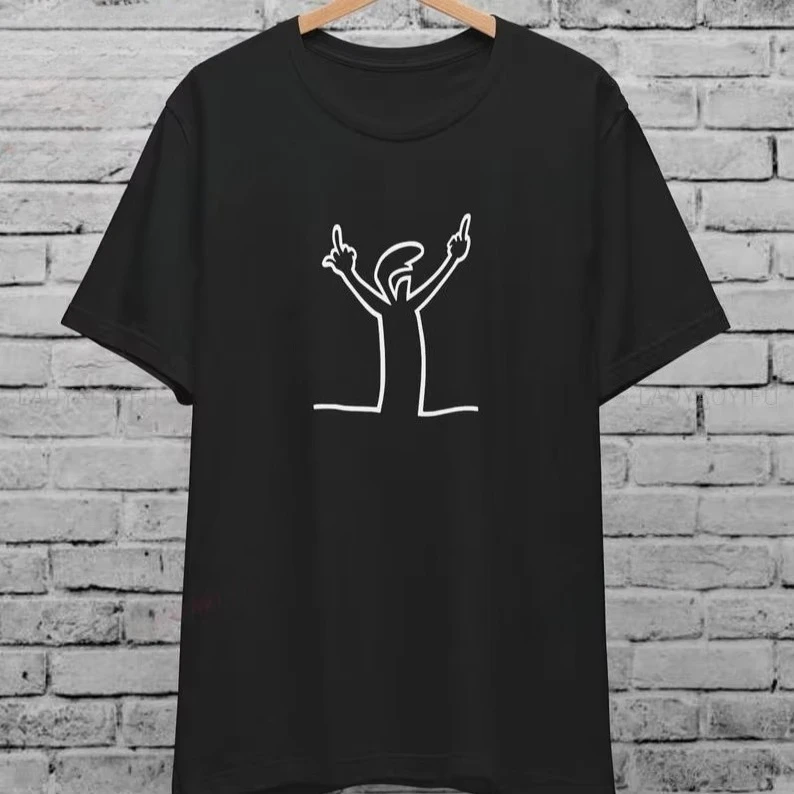 2026 New Angry La Linea Unisex T-Shirt for Men Women The Line Osvaldo Vintage Funny Gift 80s Cartoon Summer C