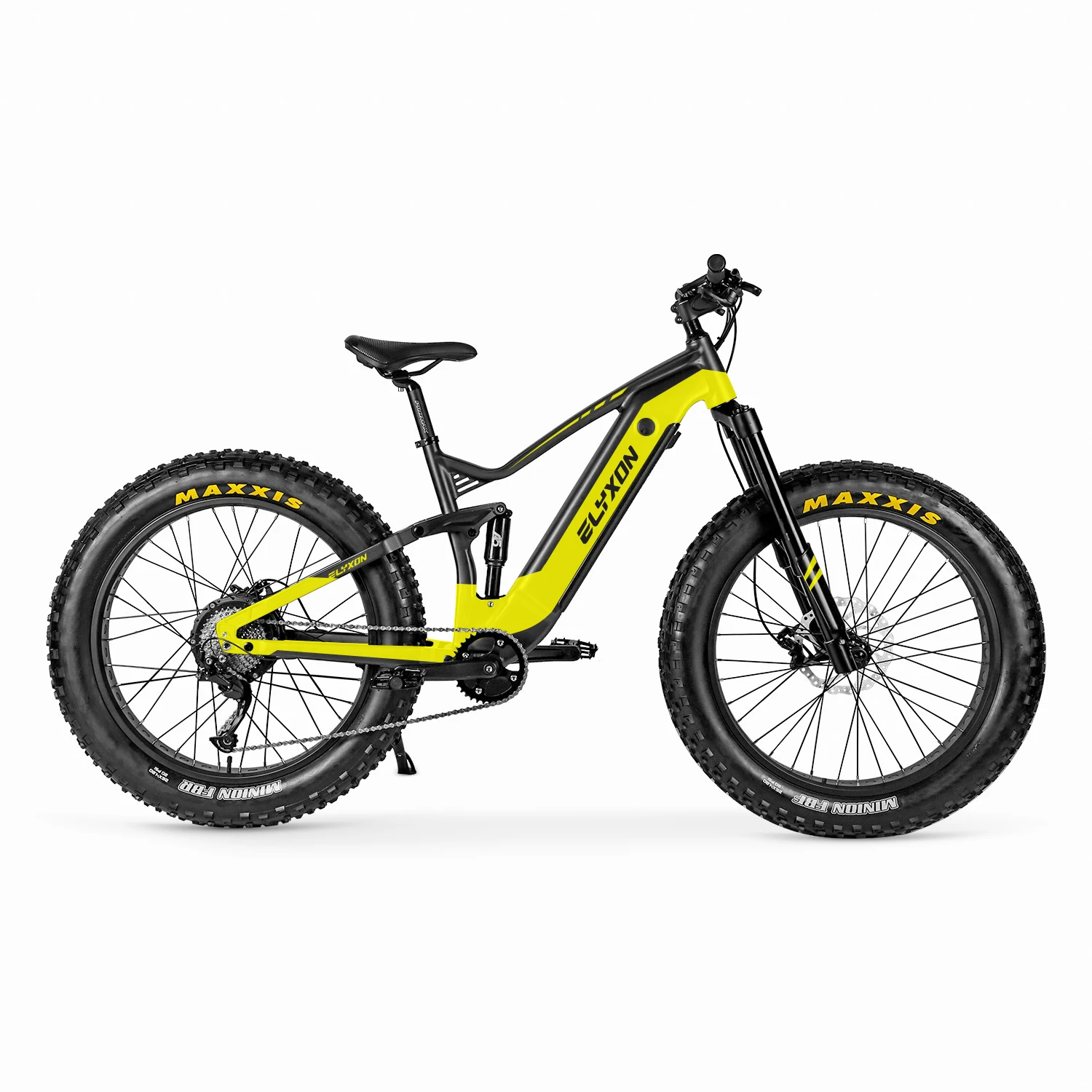 

ATV&UTVKunlun 750W Fat Tire 48V17.5Ah Sports Adult 26inch Full Suspension Fat Tire Electric Mountain Bike for Adults