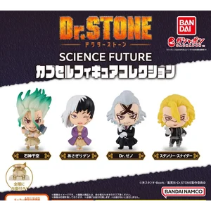 Bandai Original Gashapon Dr. Stone Senku Ishigami Gen Asagiri Stanley Snyder, Mainan Koleksi Tokoh Anime Kapsul 8 angka dr stone penjualan terbaik - №