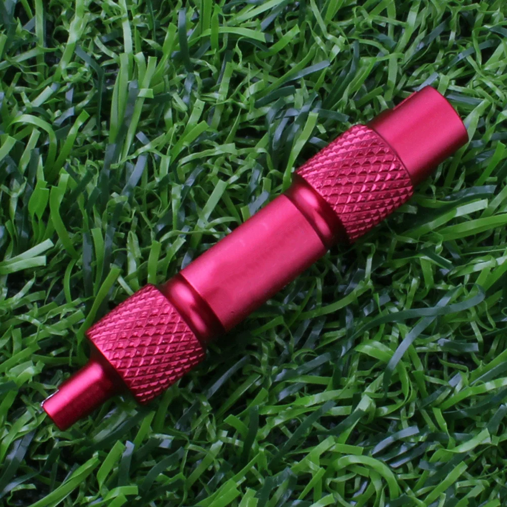 

Core Multifunctional Tool Red Aluminum Alloy Beautiful Mouth French Tube Tire Extension Rod Valve Disassembly Repair Tool Air