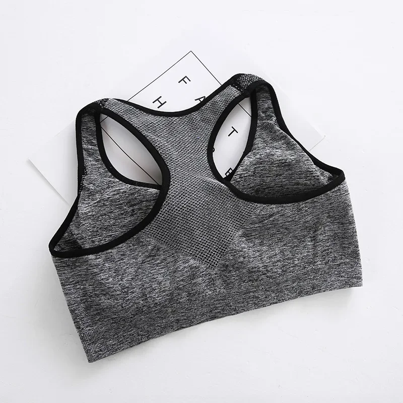 Sports Bra High Stretch Breathable Top Fitness Women Padded for Running Yoga Gym Seamless Crop Bra Gradient Women Sport Vest