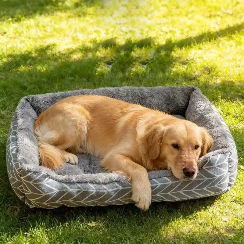 Sofá de felpa para perros pequeños medianos grandes y gatos con nido - imagen 5