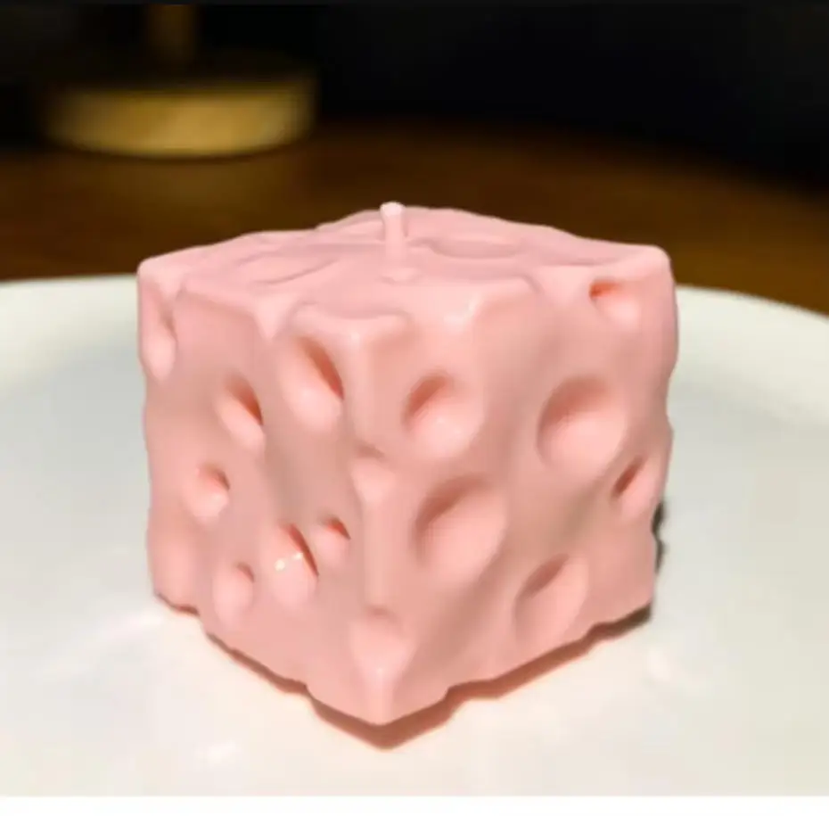 Käse-Creme Squishy Ball mit Mehl-Füllung Handgemachtes Langsam Zurückfederndes Fidget-Spielzeug Weiches Quetsch-Stressabbau-Spielzeug