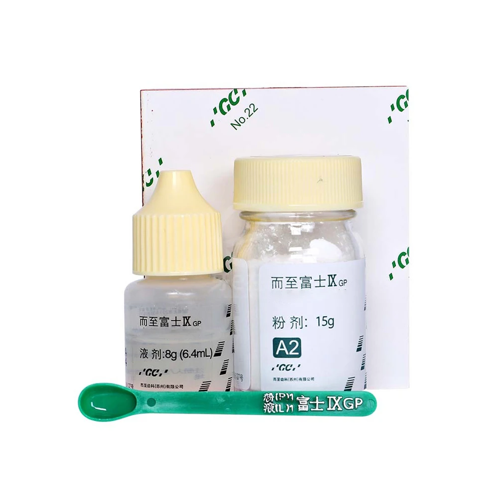 Dental Products Posterior Restorative Cement GC Fuji 9 IX GP A2 A3 Powder Liquid Permanent Filling Material Adhesive Dentistry