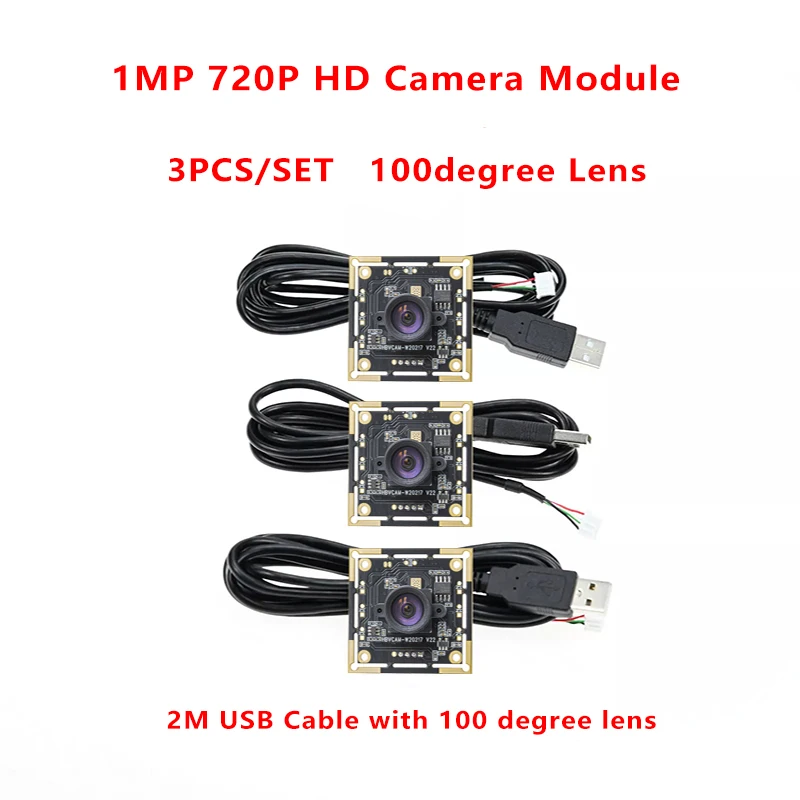 OV9732 1MP 1280x720 100 graden USB-cameramodule voor Autodarts score-systeem