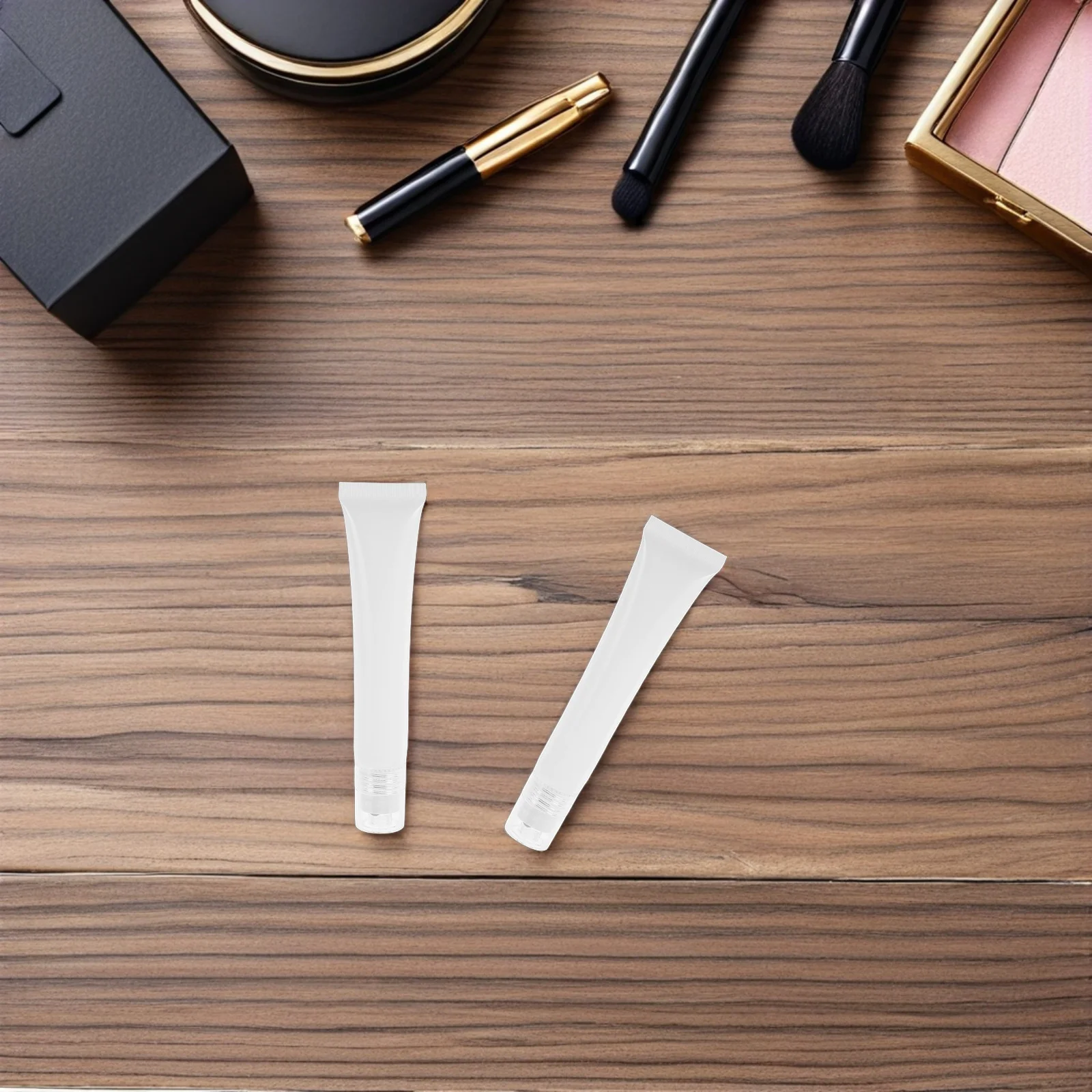 

5Pcs 20Ml Refillable Roller Bottle Eye Cream Tube Leakproof Travel Squeeze Container with Triple Rollerball for Face Serum