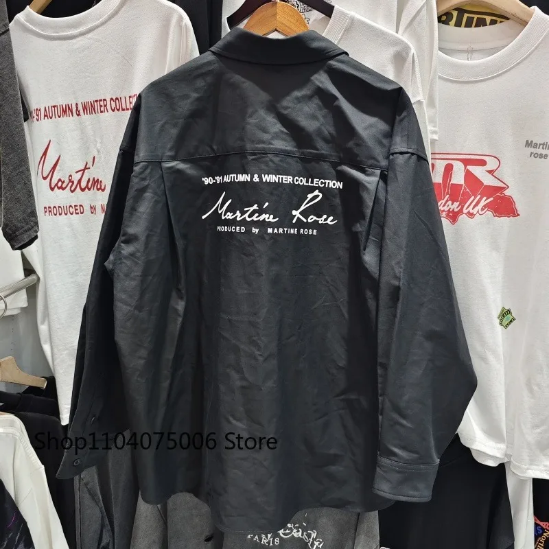 

Martine Rose Thickened Autumn Winter Shirt Men Loose Casual Coat Warm Comfortable Fashion Oversized Outwear