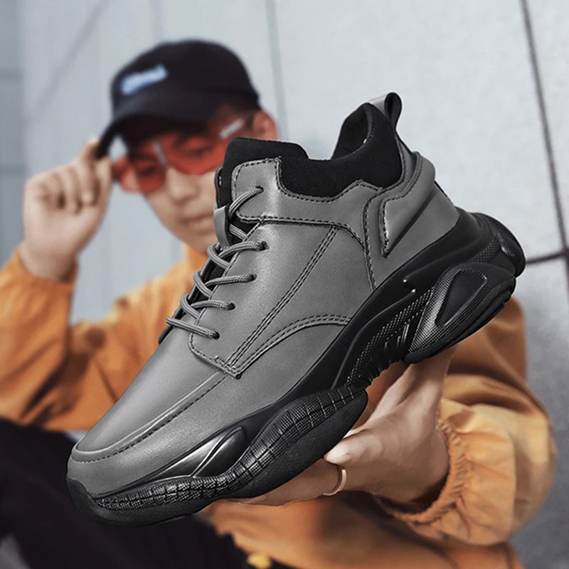 

Autumn Lift Sneakers Men Elevator Shoes Height Increasing Shoes for Man Insoles 8CM Hidden Heels Sports Inner Heightening Shoes