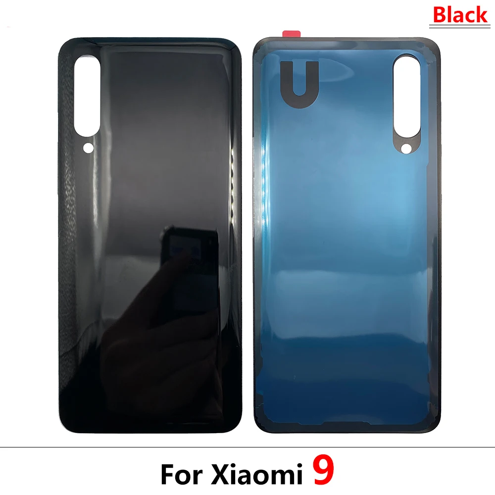 New For Xiaomi 9 Back Battery Cover Rear Door Housing Case Glass Panel Mi9 SE Replacement Parts For Xiaomi Mi 9t Battery Cover