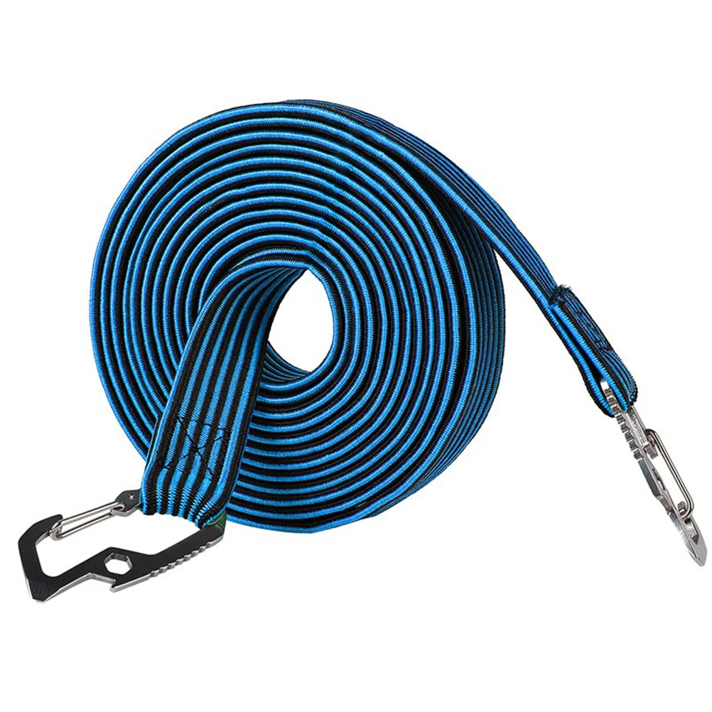 

Elastic Tie Down Rope 2 Meters Blue Heavy Duty Bungee Cord For Motorcycle Bicycle Trunk Luggage Carrier Motorcycle