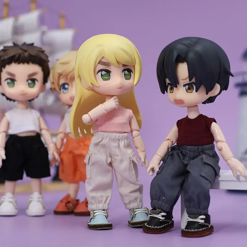 

Nuovi vestiti per bambole Ob11 Jeans Pantaloncini Pantal per vestiti per bambole Bjd 1/12, bambole Molly, Obitsu11, Gsc, Yoshino