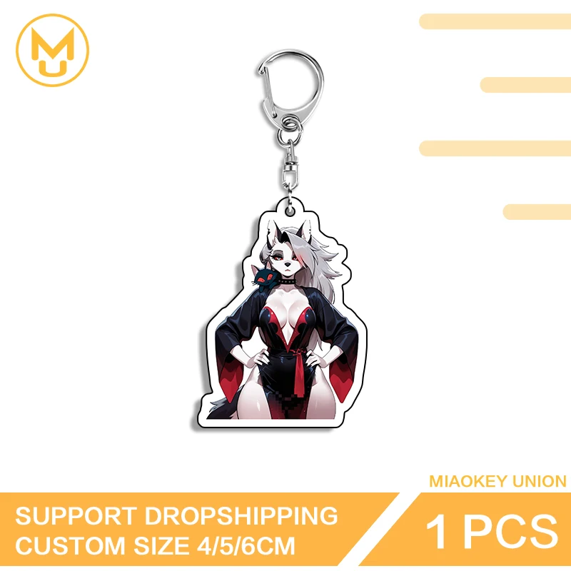 Beautiful Loona Enchanting Elegant Double Sided Acrylic Keyring Art Exquisite Exclusive Design Cosplay Costumes DIY Props