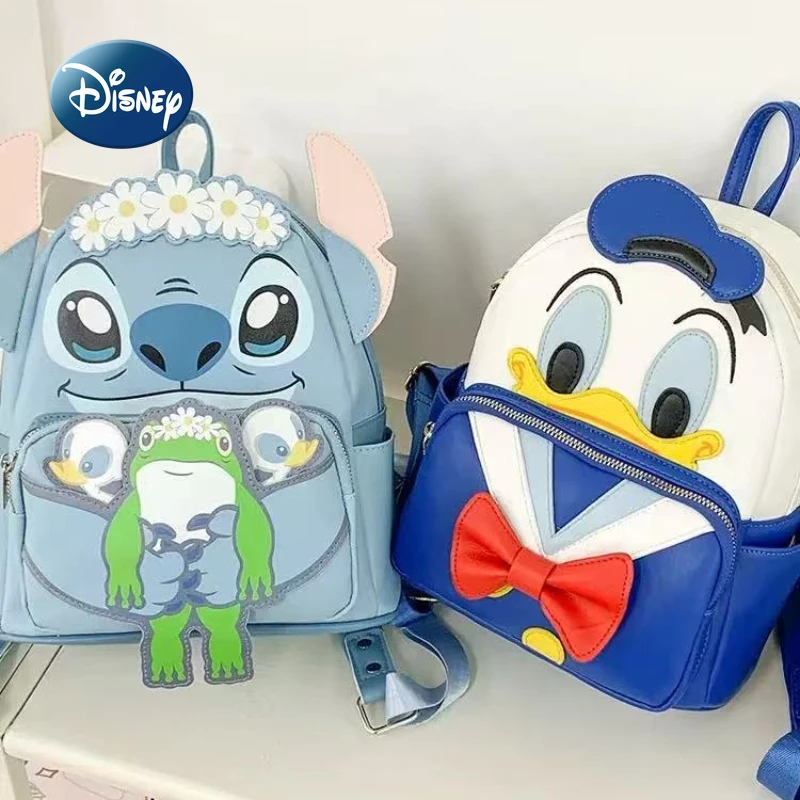

Disney New Mini Kindergarten Backpack Cartoon Cute Children's Schoolbag 3D Fashion Children's Backpack Casual High Quality