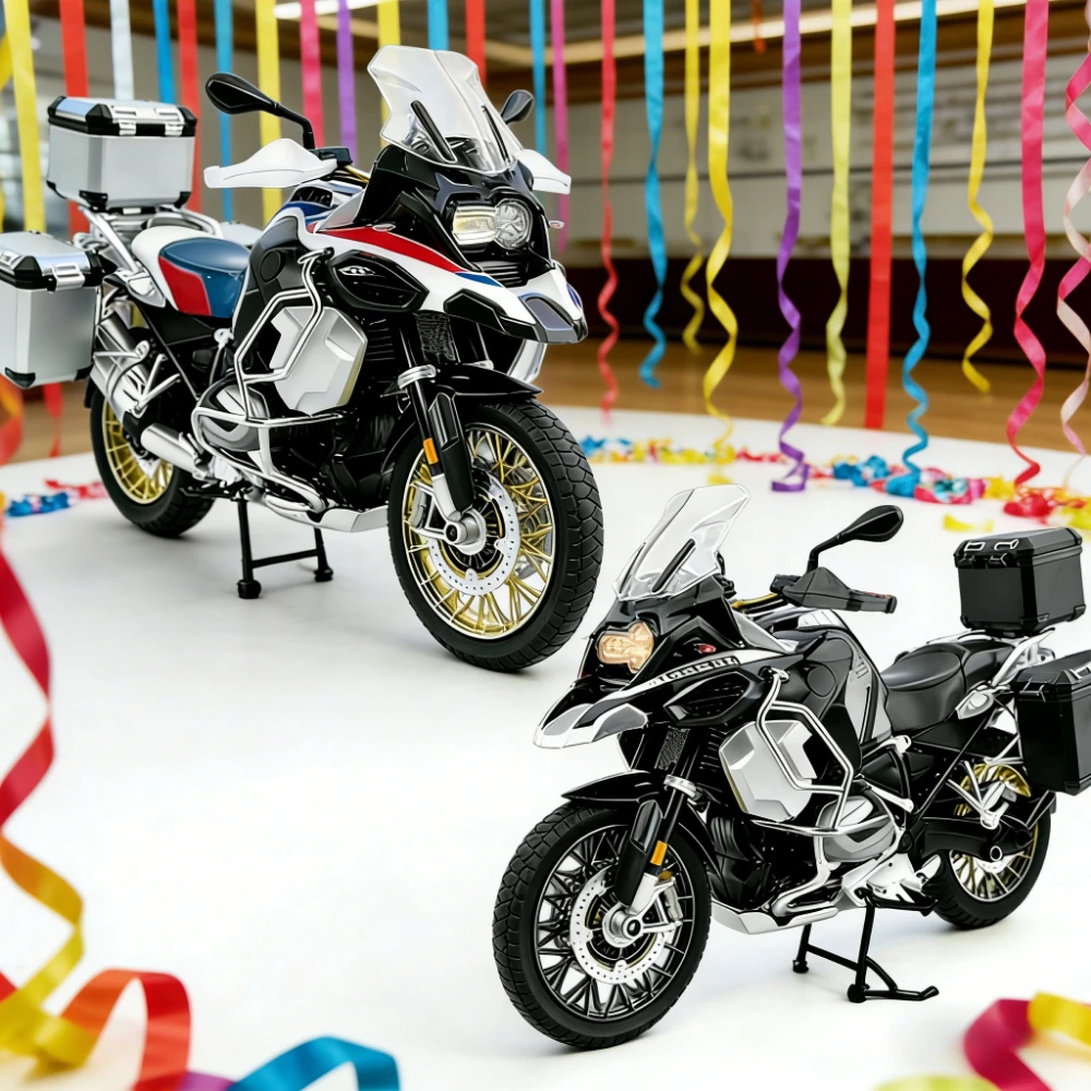 

For 1:6 BMW R1250 GS ADV Alloy Racing Motorcycle Diecasts Street Sports Motorcycle Model exquisite gift option is a must-have.