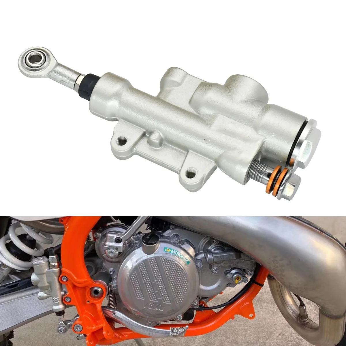 

Motorcycle Rear Hydraulic Brake Master Cylinder Pump Rear Brake Pump For KTM 125-530 SX SXF XC XCF EXC EXCF For Husqvarna GasGas