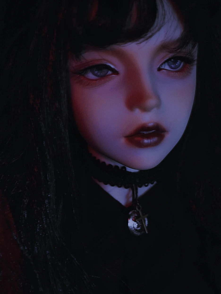 

New sd BJD doll FT amber 1/3 Girl baby Dark department Queen humanoid resin noble angel spot makeup