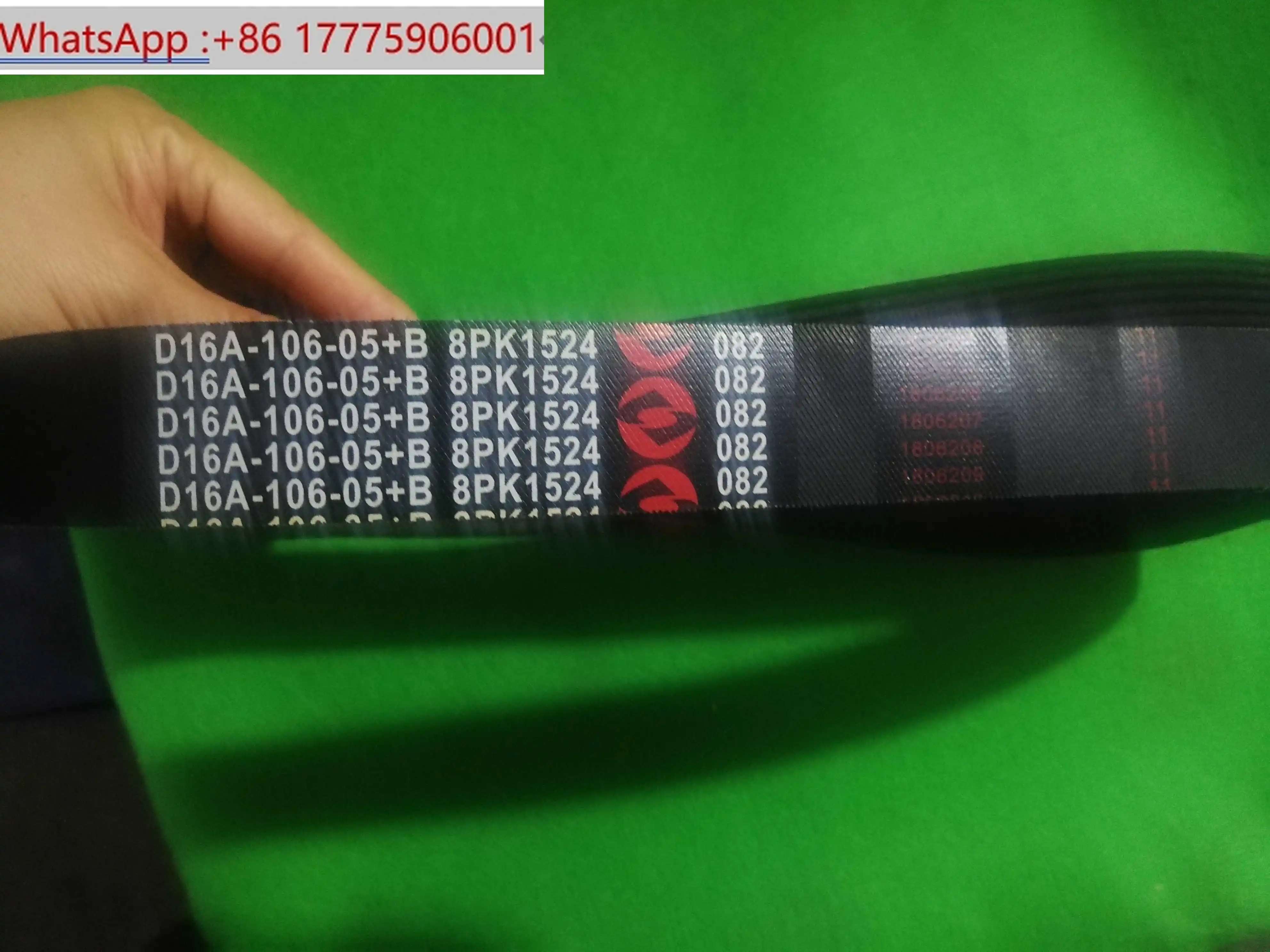 

Shangchai engine parts XCMG crane Fushun excavator original fan belt 1524/1482/1480/1500