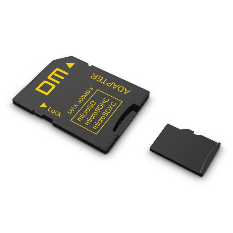 DM SD Adapter SD4.0 UHS-IIcomptabile with microSD microSDHC microSDXC transfer speed can up to 300MB/s