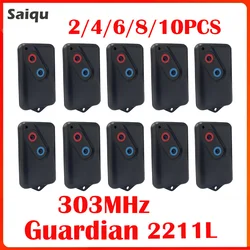 303 MHz Garage Remote for Boss Guardian 2211L Rolling Code 10PCS Garage Door Gate Door opener