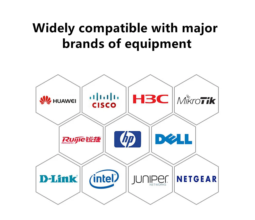 10G SFP+ Module Multi-Mode SR Duplex LC Gigabit 850nm 300m Fiber SFP Transceiver Module Compatible for Cisco/Mikrotik Switch