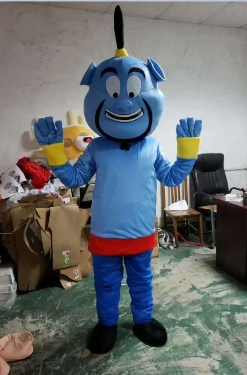 تأثيري حلي الدعائم الطرف علاء الدين علاء الدين الجني شخصية كرتونية الإعلان فستان بتصميم حالم حفلة عيد ميلاد الحيوان كرنفال التميمة