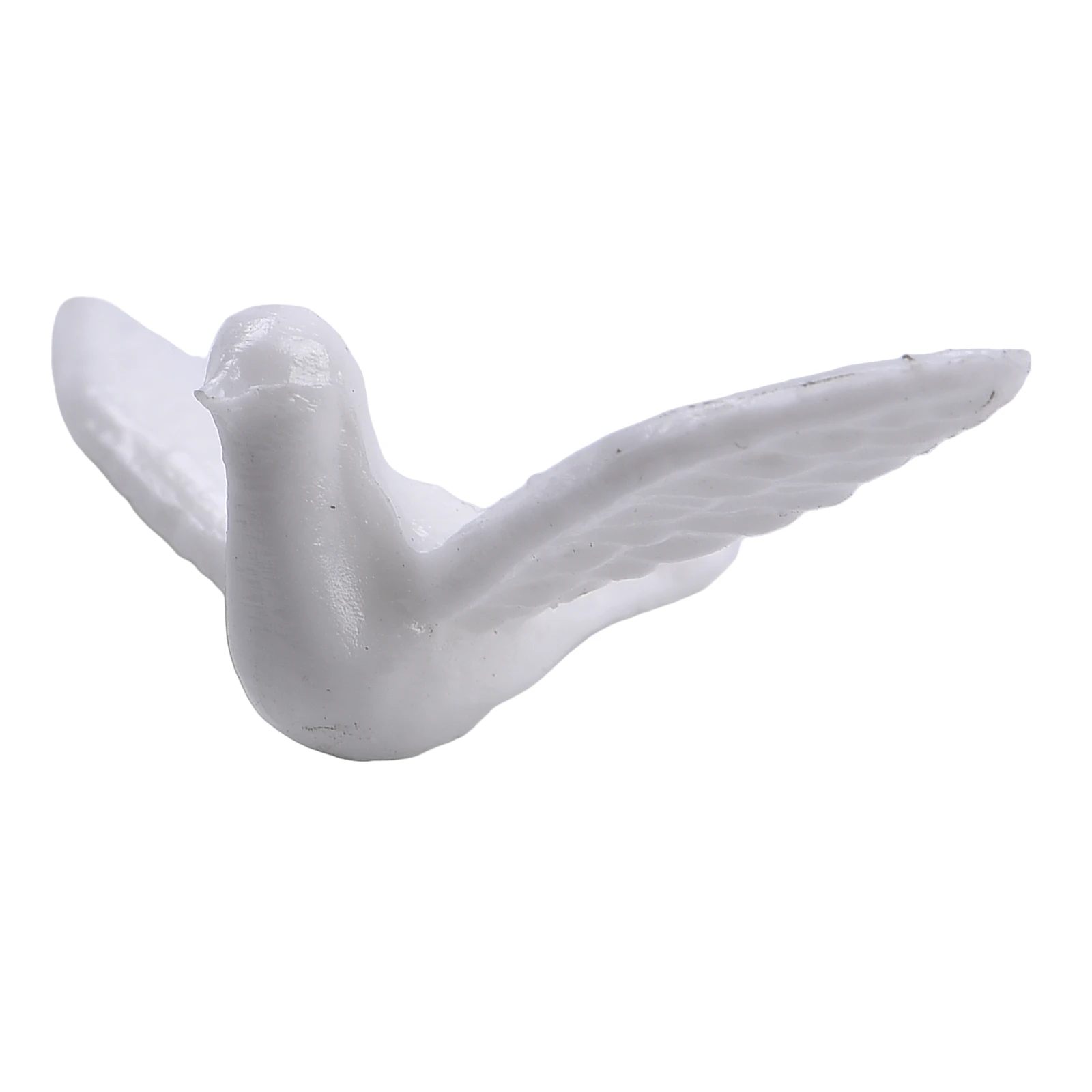 Miniature White Pigeon สําหรับงานฝีมือเรซิ่น Mini Bird Figurine Elegant Dove ตกแต่งสําหรับตุ๊กตาโครงการ DIY