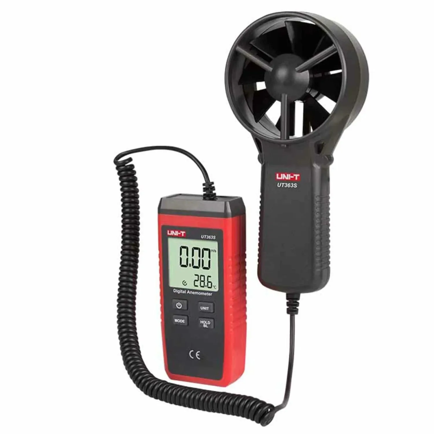 1PC NEW UNI-T UT363S Digital Anemometer Wind Speed Measuring 30m/s LCD Backlight In Stock Original Box#familitrade