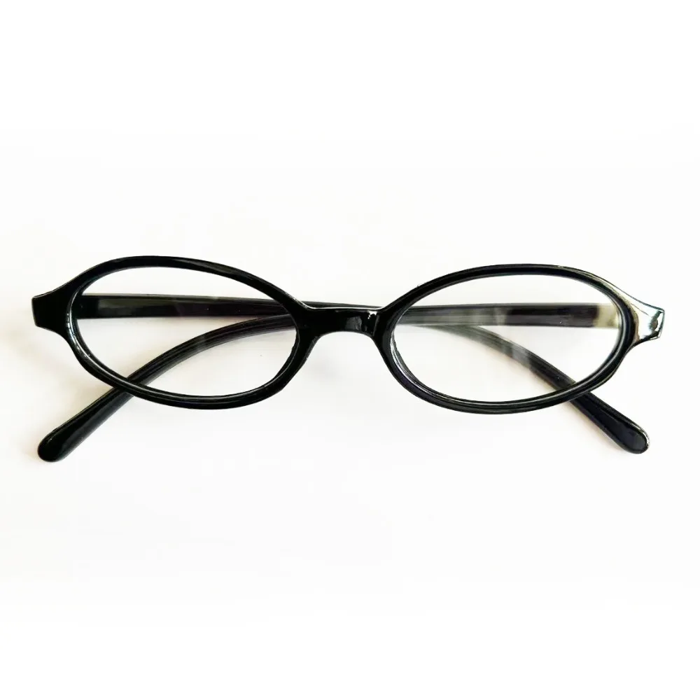 Trendy Y2K Anti Blue-ray Glasses Retro Ins Oval Glasses Transparent Lightweight Small Frame Eyewear Women/Men