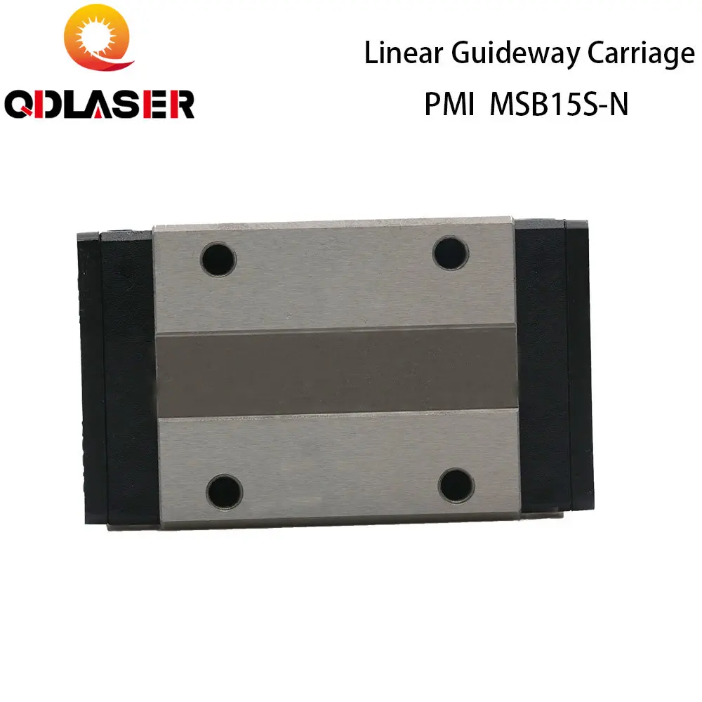 QDLASER Taiwan PMI Linear Guideway Carriage Block MSB15S-N for CO2 Laser Engraving Cutting Machine