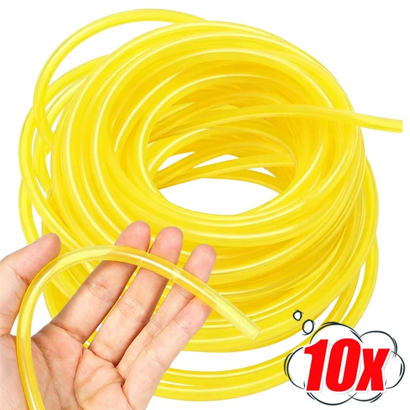 10/1M Universal-Kraftstoffleitungsschlauch-Sets, 4 Größen, Ersatz-Gas-Kraftstoffschlauch für Kettensäge, Rasentrimmer, Gebläse, Gartenzubehör – Detail 1